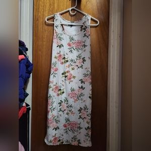 White Floral Dress